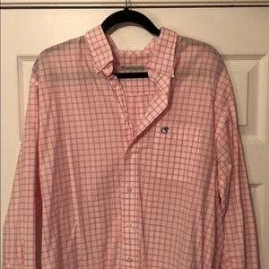 Pink Peach State Pride Dress Shirt, XL, Like New